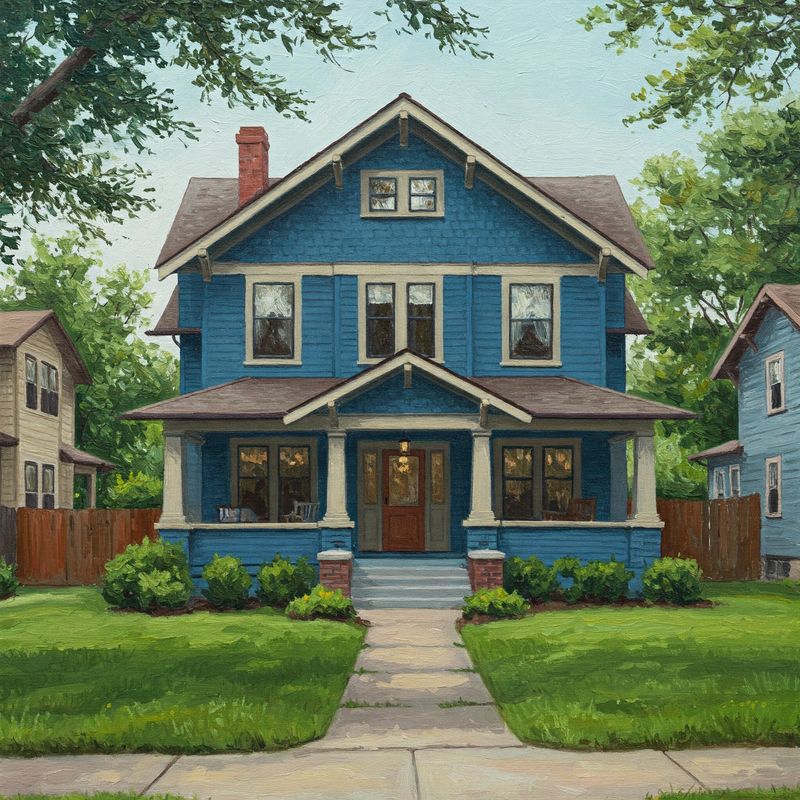 Blue house